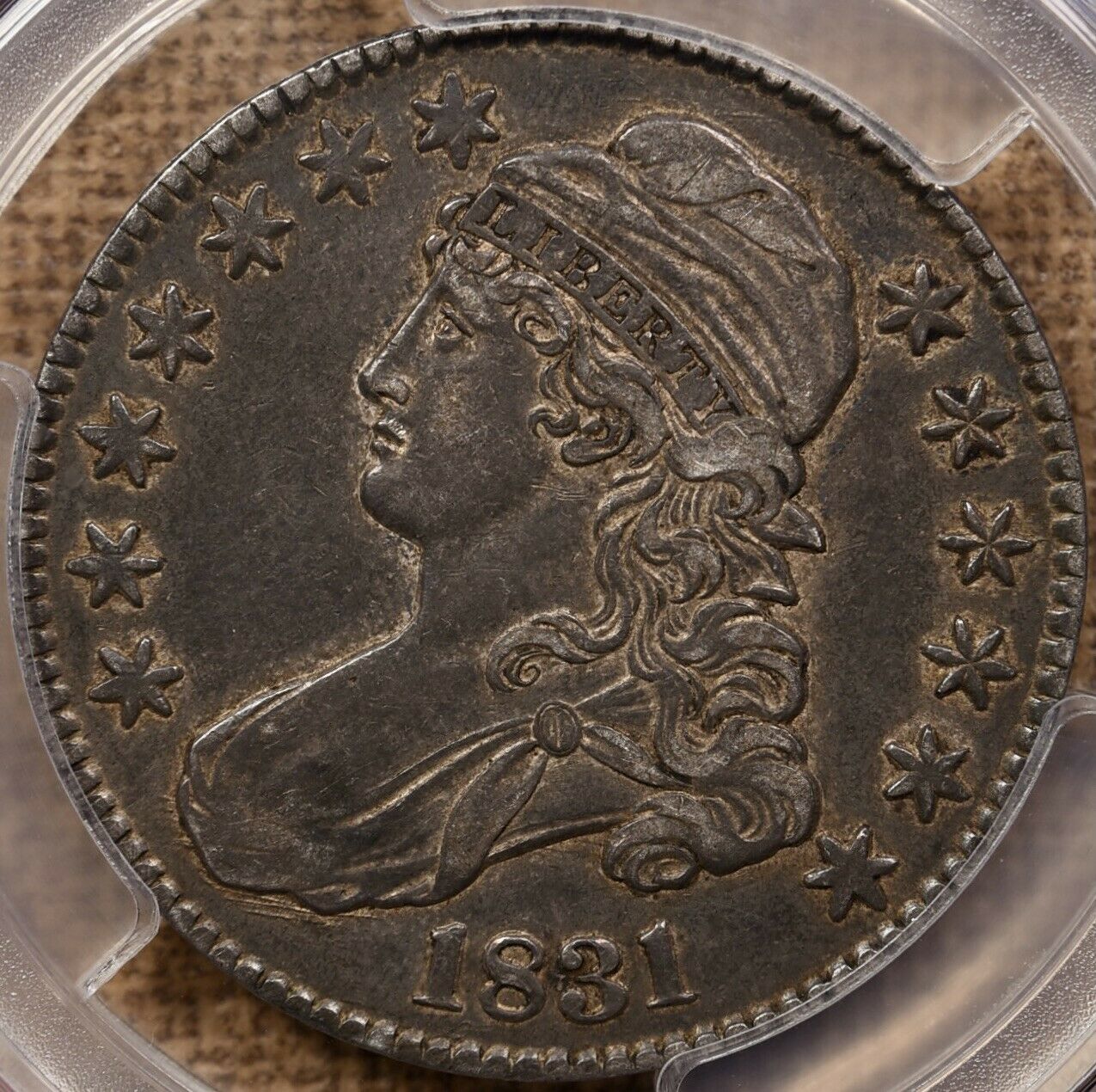 1831 O.105 Capped Bust Half, Pcgs Xf45, Very Pleasing Orig Davidkahnrarecoins