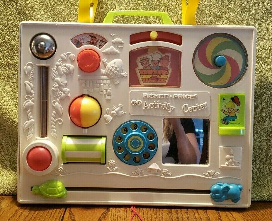 Vintage 1973 Fisher Price Activity Center Busy Box 134