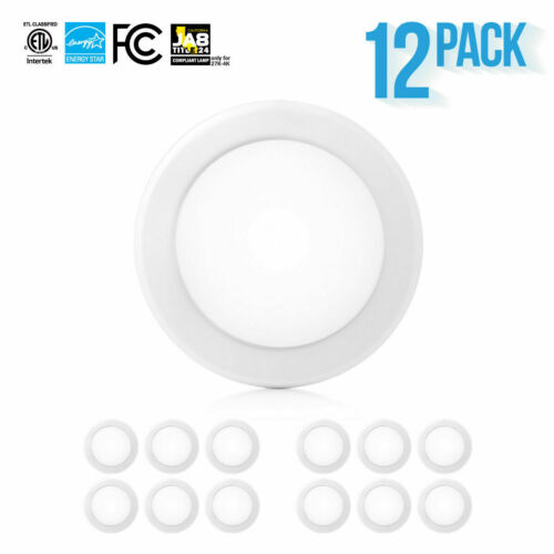 12-24 X Parmida 5/6" 15w Led Disk Light Ultra Thin Dimmable Flush Mount Ceiling