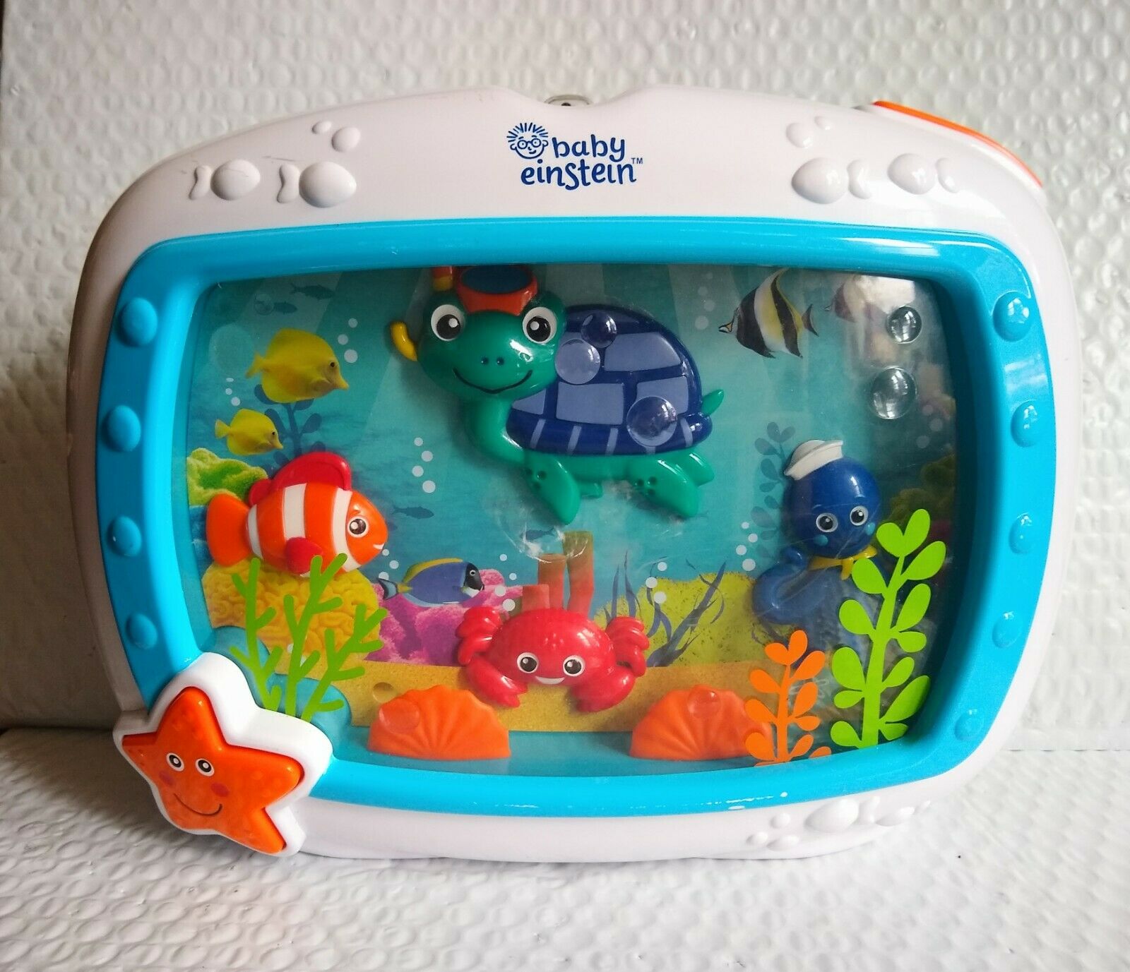 Baby Einstein Sea Dreams Crib Soother Lights Sounds Music Animation No Remote