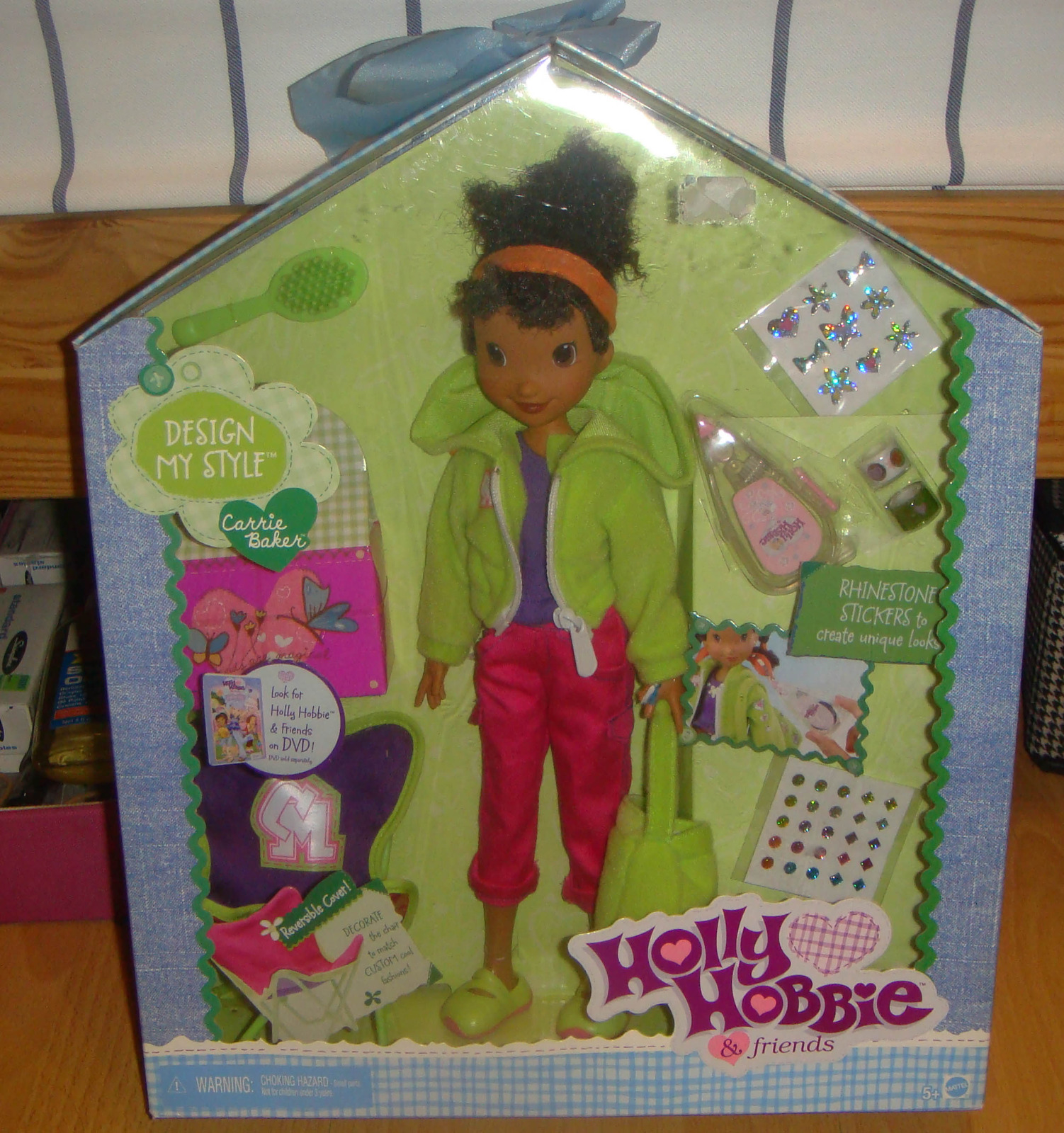 Holly Hobbie Design My Style Doll Carrie Baker 10" Aa Nrfb (b)