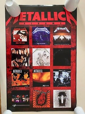 Metallica,albums Through Time, Authentic Licensed  2009 Poster
