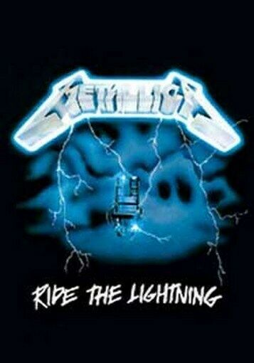Metallica Poster Ride The Lightning Rare Hot New 24x36 - Print Image Photo