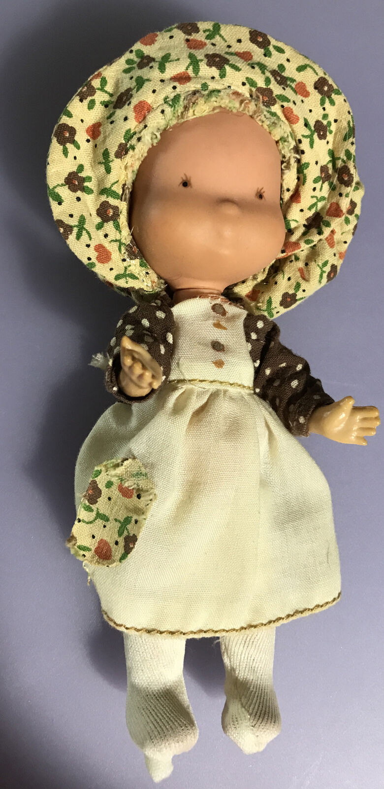 Vintage Ktc Knickerbocker Holly Hobbie 6" Vinyl Doll 1975