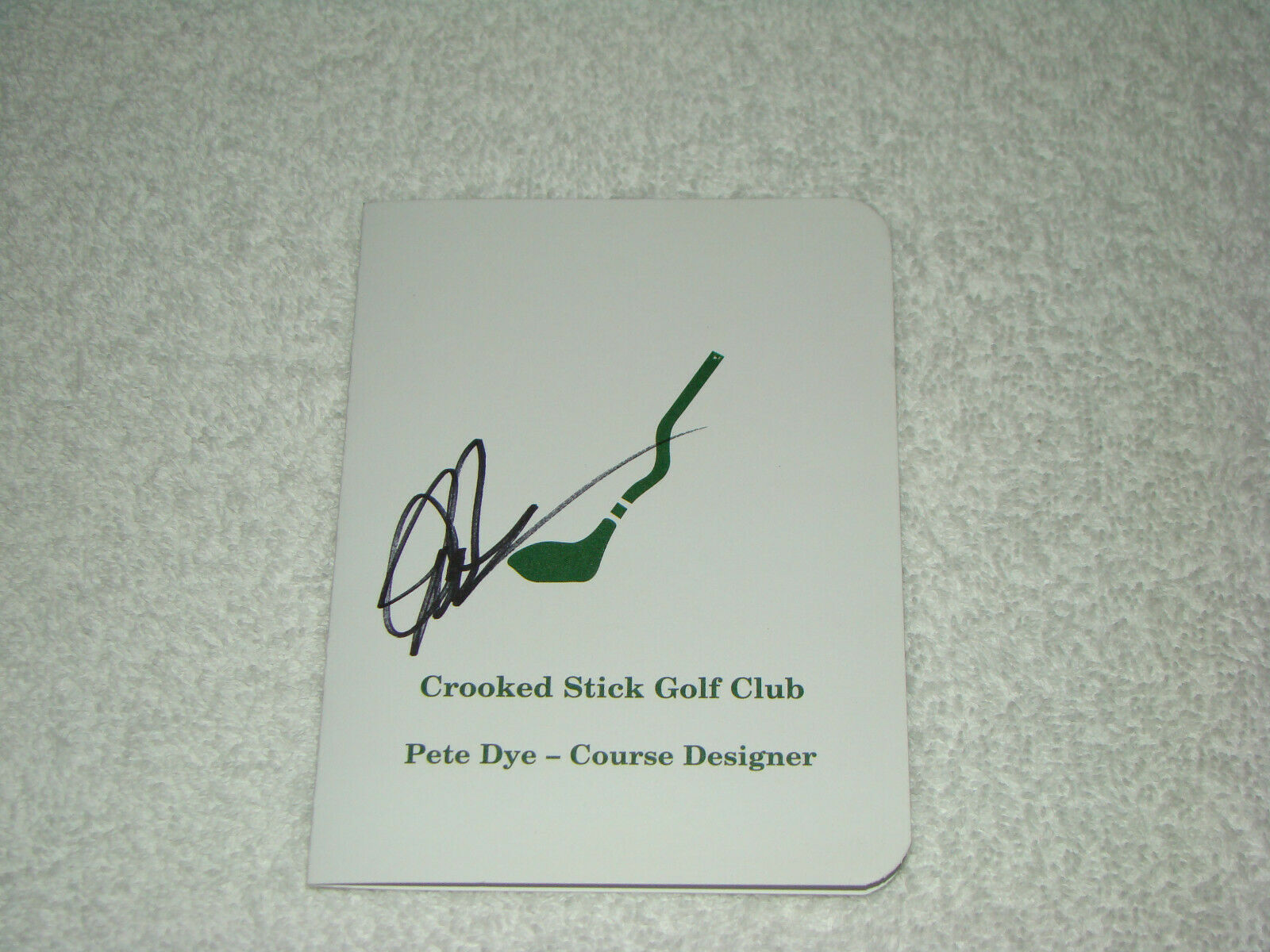 John Daly Hand Signed Crooked Stick Golf Club Scorecard 1991 Pga Championship