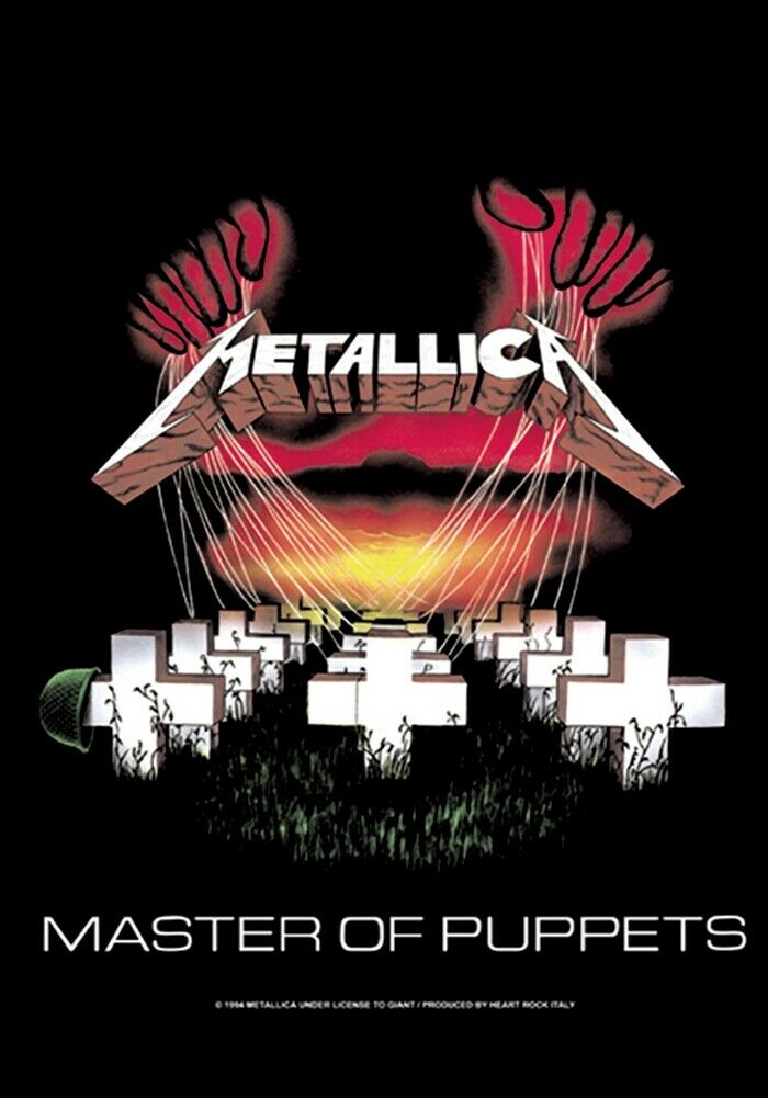 Metallica Master Of Puppets Tapestry Cloth Poster Flag Wall Banner New 30" X 40"