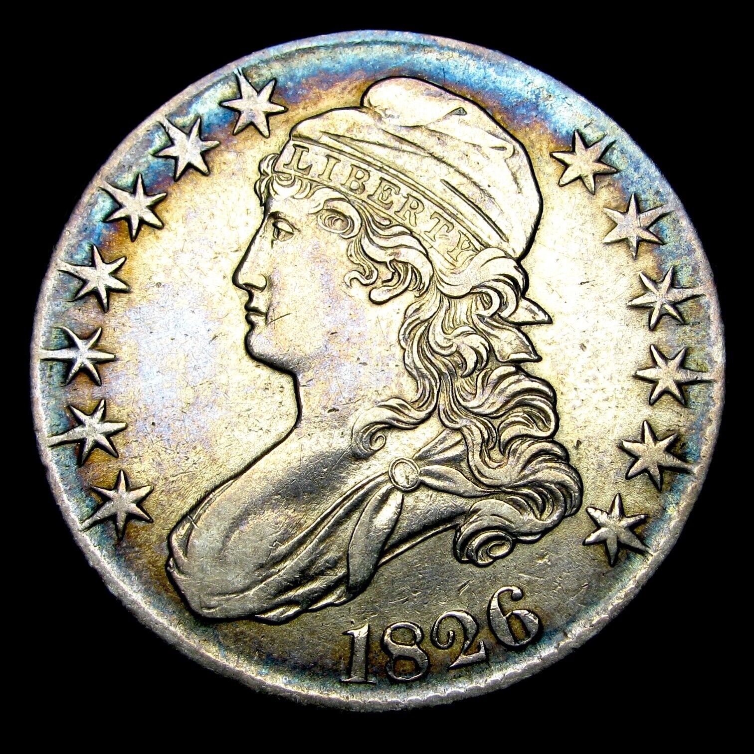 1826 Capped Bust Half Dollar Silver O-107 R-3 --- Stunning Type Coin --- #ss857
